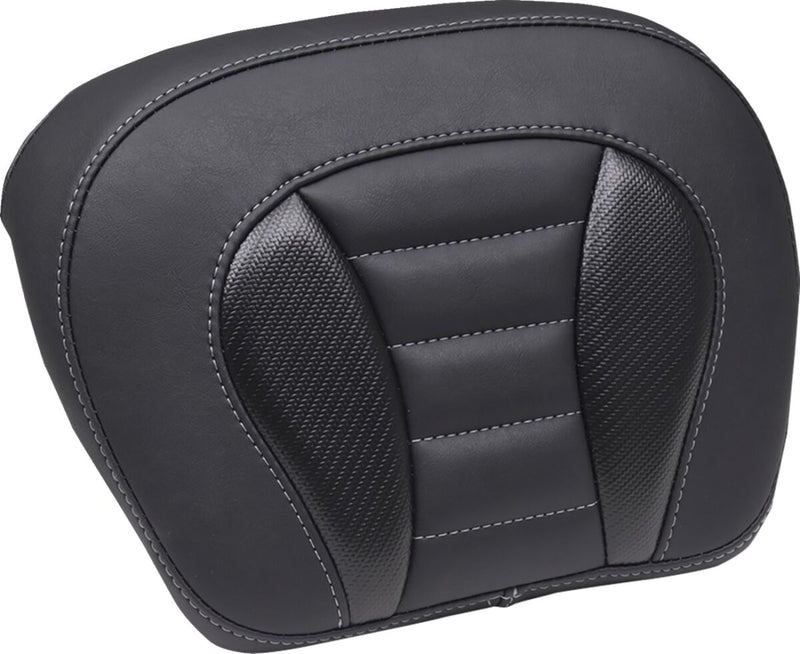 Deluxe Touring Chopped Tour-Pak Sissy Bar Pad Black / Grey For Harley Davidson FLHX 1923 ABS 2024-2025