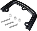 3-Point Sissy Bar Pad Bracket Black / Silver For Harley Davidson FLDE 1750 ABS 2018-2020 - 15.875 CM