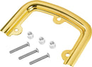 3-Point Sissy Bar Pad Bracket Gold For Harley Davidson FLDE 1750 ABS 2018-2020 - 15.875 CM