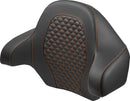 Dragon Scale Tour Pak Backrest Pad Black / Orange For Harley Davidson FLH 1868 ABS 2021