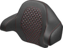 Dragon Scale Tour Pak Backrest Pad Black / Red For Harley Davidson FLH 1868 ABS 2021