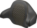 Dragon Scale Tour Pak Backrest Pad Black / Gold For Harley Davidson FLH 1868 ABS 2021