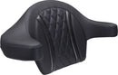 Extended Arm Wrap-Around Backrest Black / Blue For Harley Davidson FLHX 1923 ABS 2024-2025