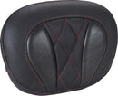 Deluxe Sissy Bar Pad Black / Red For Harley Davidson FLHX 1923 ABS 2024-2025