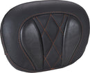 Deluxe Sissy Bar Pad Black / Orange For Harley Davidson FLHX 1923 ABS 2024-2025