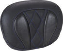 Deluxe Sissy Bar Pad Black / Blue For Harley Davidson FLHX 1923 ABS 2024-2025