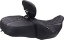 Deluxe Touring Driver Backrest Black For Harley Davidson FLHX 1923 ABS 2024-2025