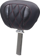 Deluxe Touring Driver Backrest Black / Red For Harley Davidson FLHX 1923 ABS 2024-2025