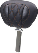 Deluxe Touring Driver Backrest Black / Orange For Harley Davidson FLHX 1923 ABS 2024-2025
