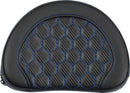 Contoured Sissy Bar Pad Black / Blue - 25.5 CM