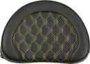 Contoured Sissy Bar Pad Black / Gold - 20.5 CM