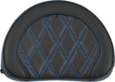 Contoured Sissy Bar Pad Black / Blue - 20.5 CM