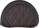 Contoured Sissy Bar Pad Black / Red - 25.5 CM