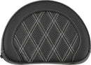 Contoured Sissy Bar Pad Black / White - 25.5 CM