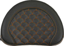 Contoured Sissy Bar Pad Black / Orange - 20.5 CM