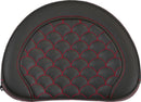 Contoured Sissy Bar Pad Black / Red - 20.5 CM