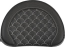 Contoured Sissy Bar Pad Black / White - 20.5 CM