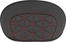 Mini Contour Sissy Bar Pad Black / Red - 16.5 CM