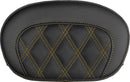 Mini Contour Sissy Bar Pad Black / Gold - 26.5 CM
