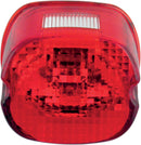 Laydown Taillight Lens With Top Tag Window Red | Vendor No 12-0402C