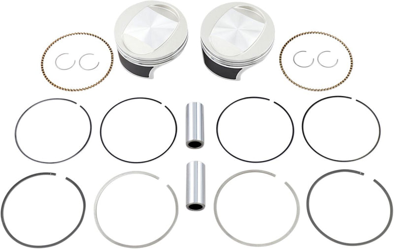 Tracker Series™ Piston Kit For Harley Davidson FLHR 1584 - 3.875 Inch