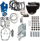 128" Power Package Black / Non-Highlighted Fins For Harley Davidson FLDE 1750 ABS 2018-2020 - 4.250 Inch