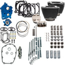 128" Power Package Black Granite/Highlighted Fins For Harley Davidson FLHFB 1868 ABS 2023 - 4.250 Inch