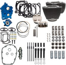 124" Power Package Black/Highlighted Fins For Harley Davidson FLHFB 1868 ABS 2023 - 4.250 Inch