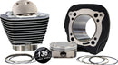 132" High Compression/136" Big Bore Kit Black/Non-Highlighted Fins For Harley Davidson FLDE 1750 ABS 2020 - 4.320 Inch