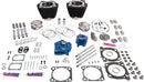 Power Package Engine Performance Kit 132 Inch Black / Non-HighLighted Fins For Harley Davidson FLH 1868 ABS 2021 - 4.320 Inch