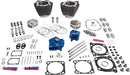 Power Package Engine Performance Kit 132 Inch Black / HighLighted Fins For Harley Davidson FLHFB 1868 ABS 2023- 4.320 Inch