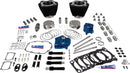 Power Package Engine Performance Kit 129 Inch Black / Non-HighLighted Fins For Harley Davidson FLDE 1750 ABS 2018-2020 - 4.320 Inch