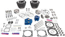 Power Package Engine Performance Kit 129 Inch Black / HighLighted Fins For Harley Davidson FLDE 1750 ABS 2018-2020 - 4.320 Inch