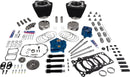 Power Package Engine Performance Kit 129 Inch Black / Non-HighLighted Fins For Harley Davidson FLH 1868 ABS 2021 - 4.320 Inch