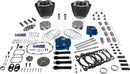 Power Package Engine Performance Kit 129 Inch Black / HighLighted Fins For Harley Davidson FLH 1868 ABS - 4.320 Inch
