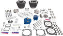 Power Package Engine Performance Kit 129 Inch Black / HighLighted Fins For Harley Davidson FLH 1868 ABS 2021 - 4.320 Inch