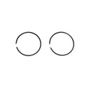 Piston Ring Set For Beeline TAPO 50 2015-2018