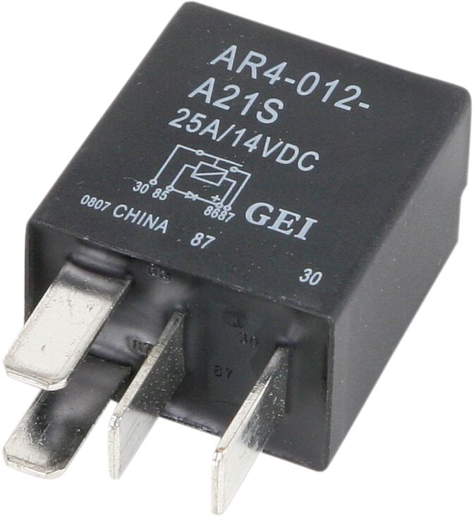 Micro Relay With Diode Black | Vendor No MC-DRAG056