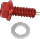 Magnetic Drain Plug Red For Honda CRF 250 L 2013-2019