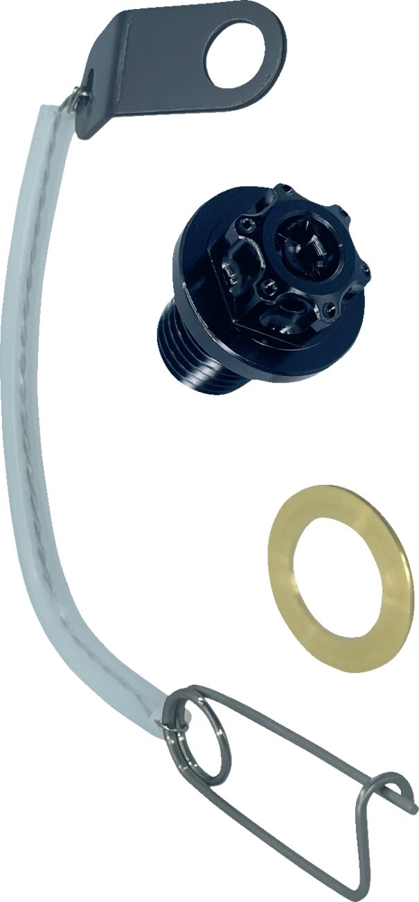 Magnetic Oil Drain Plug Black For Honda CB 1000 R 2011-2016 - M12 X 1.50 X 15 MM