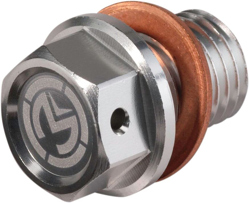 Magnetic Drain Plug Anodized Clear / Silver For Honda CRF 250 R 2010-2017
