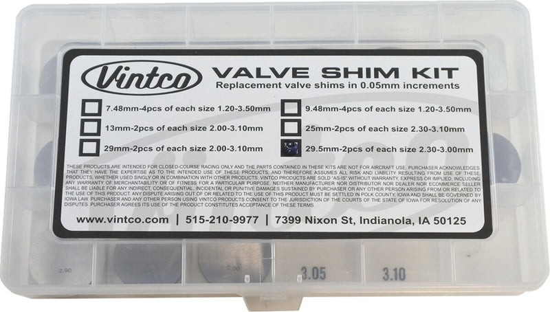 Shim Kit - 29.50 MM