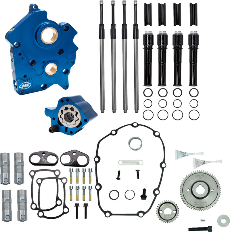 Cam Chest Kit Without Cams Gear Drive Water Cooled Black PR M8 17-23 Black