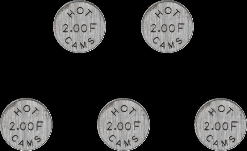 Replacement Valve Shims - 2.00 MM