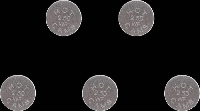 Replacement Valve Shims - 2.50 MM | 09261287