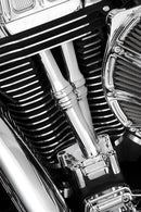 Pushrod Tube Cover Kit Chrome For Harley Davidson FLHR 1450