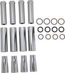 Pushrod Tube Cover Kit Chrome For Harley Davidson FLD 1690
