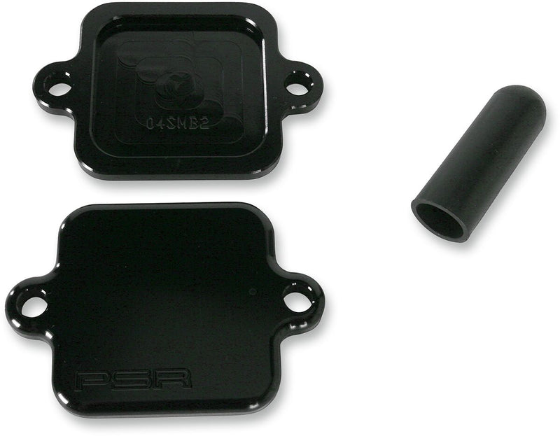 Air Injection Block-Off Plate Black For Kawasaki KLE 650 2011-2014
