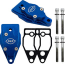 Billet Head Breather Blue Anodized For Harley Davidson FLD 1690 ABS 2014-2016