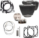 Cylinder Kit HighLighted Fins / Wrinkle Black For Harley Davidson FLDE 1750 ABS 2018-20 - 4.25 Inch
